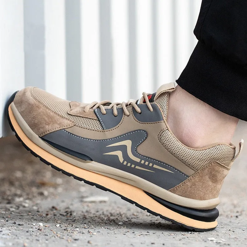 Safety shoes breathable summer for work safety sneakers