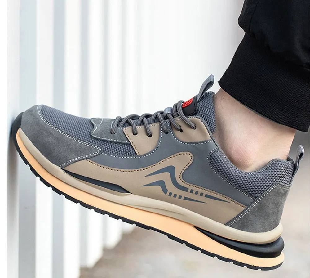 Safety shoes breathable summer for work safety sneakers