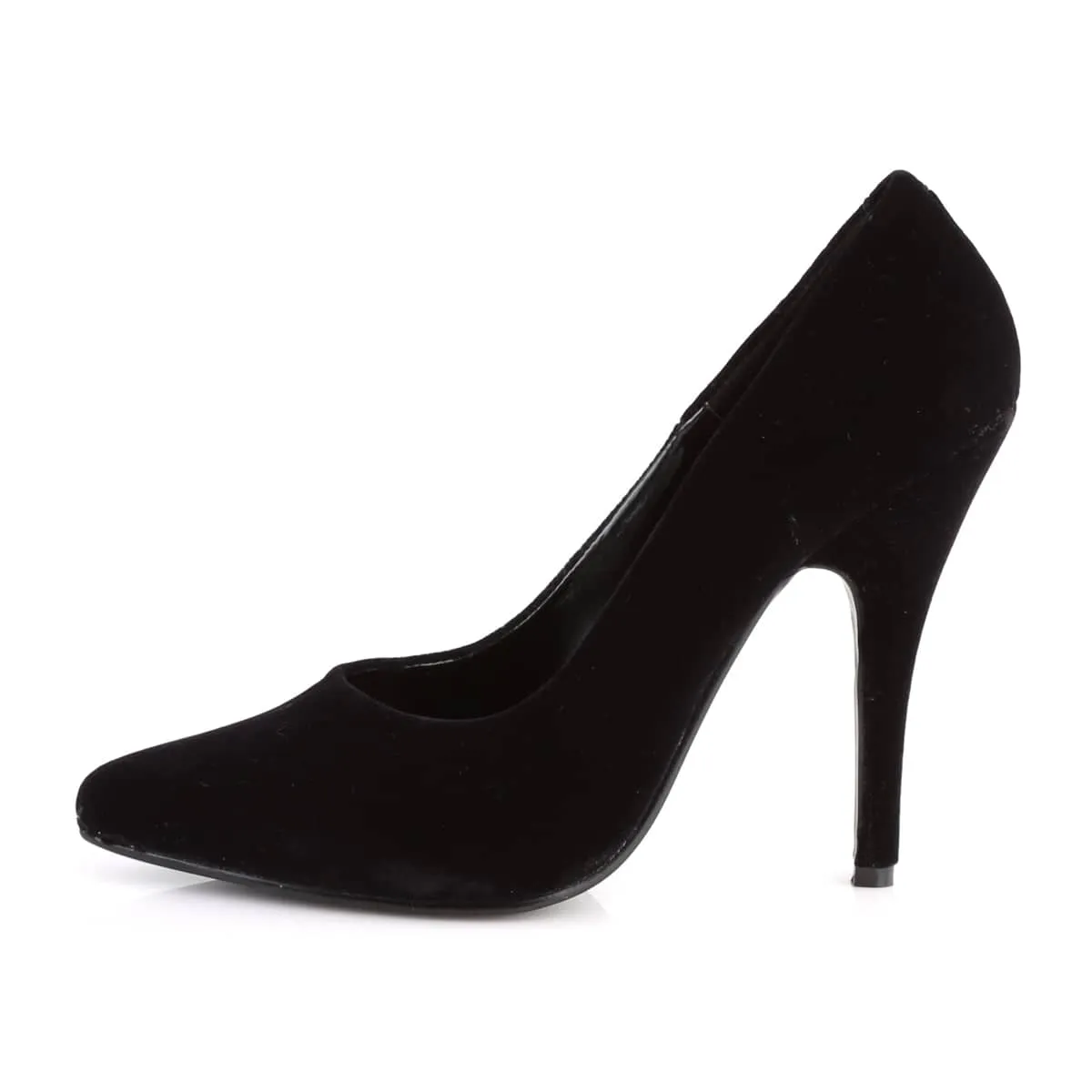 SEDUCE-420 Black Velvet Heels
