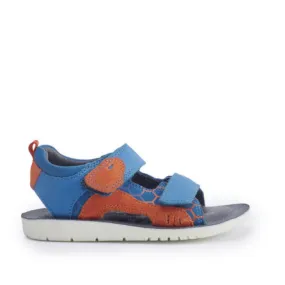 Startrite Beachball Sandal Cobalt Orange