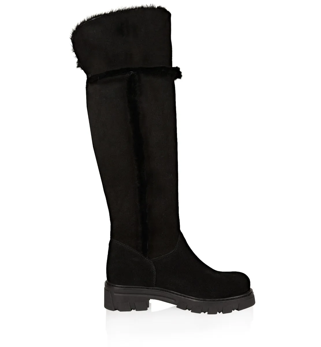 Tamy Shearling Boot | Black