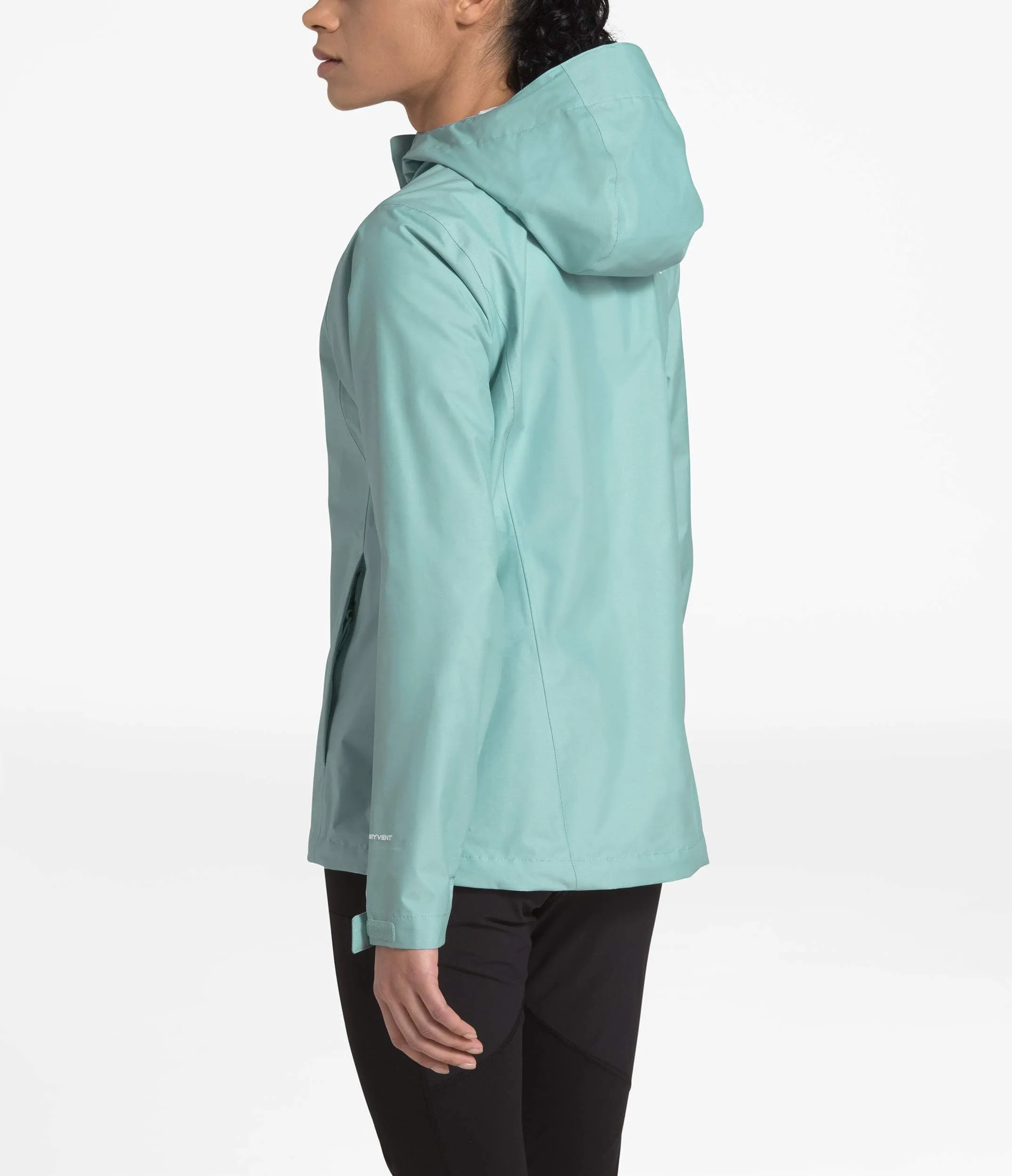 The North Face Women's Venture 2 Jacket, Windmill Blue Heather, Medium