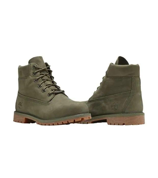 Timberland 6IN WATERPROOF BOOT Junior - DARK GREEN NUBUCK