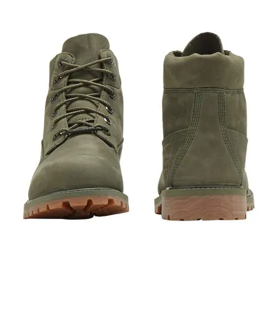 Timberland 6IN WATERPROOF BOOT Junior - DARK GREEN NUBUCK