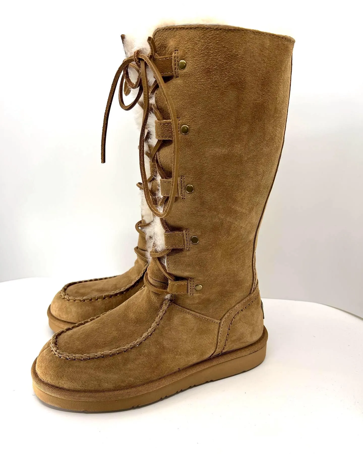 UGG AUSTRALIA APPALACHIAN TALL LACE-UP BOOTS