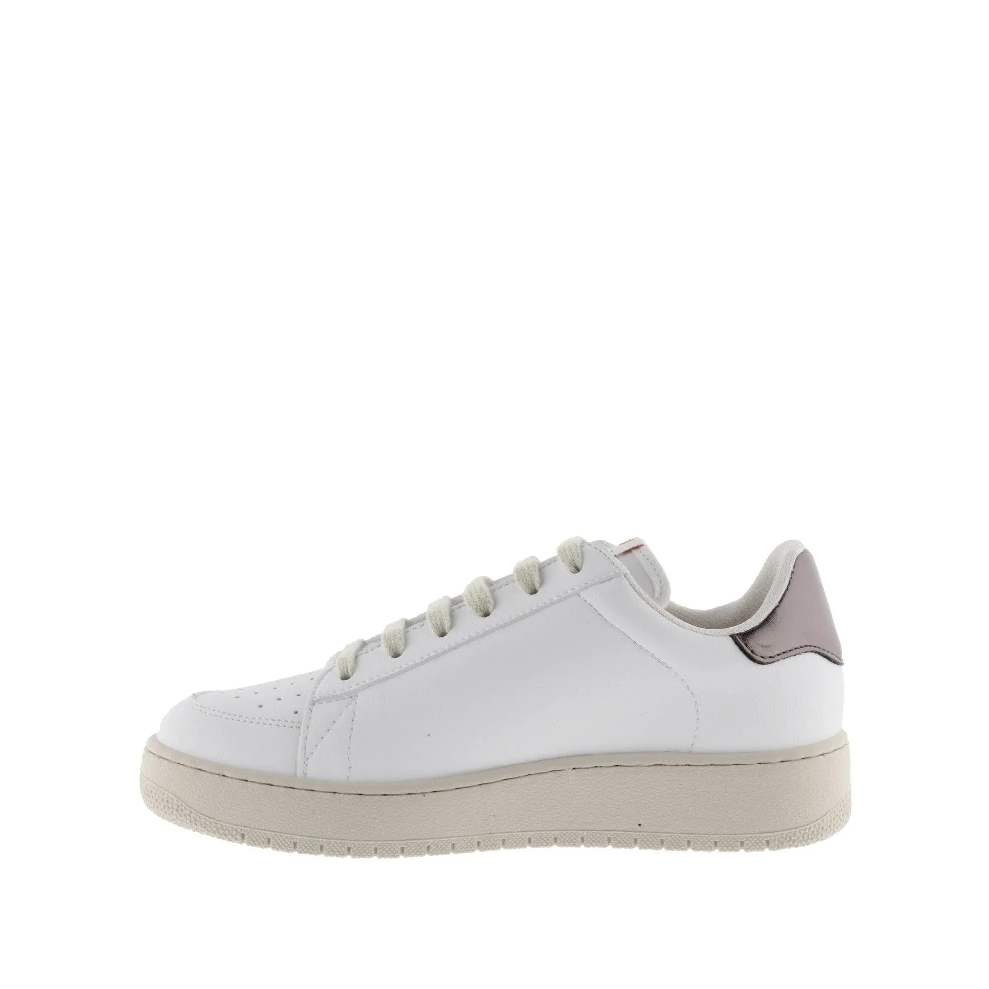 Victoria Madrid 1258202 Ladies Spanish Nude Vegan Leather Lace Up Trainers