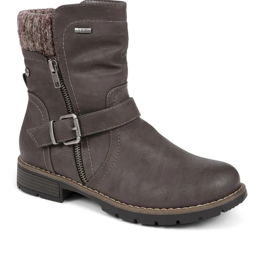 Water-Resistant Biker Boots - WBINS38033 / 324 161