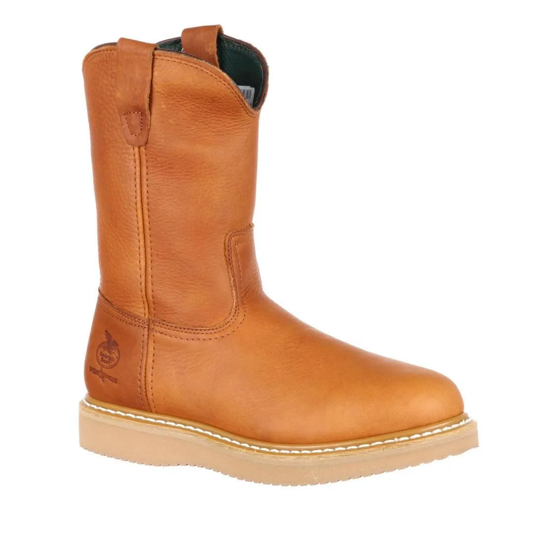 Wedge Steel Toe Pull On Work Boot