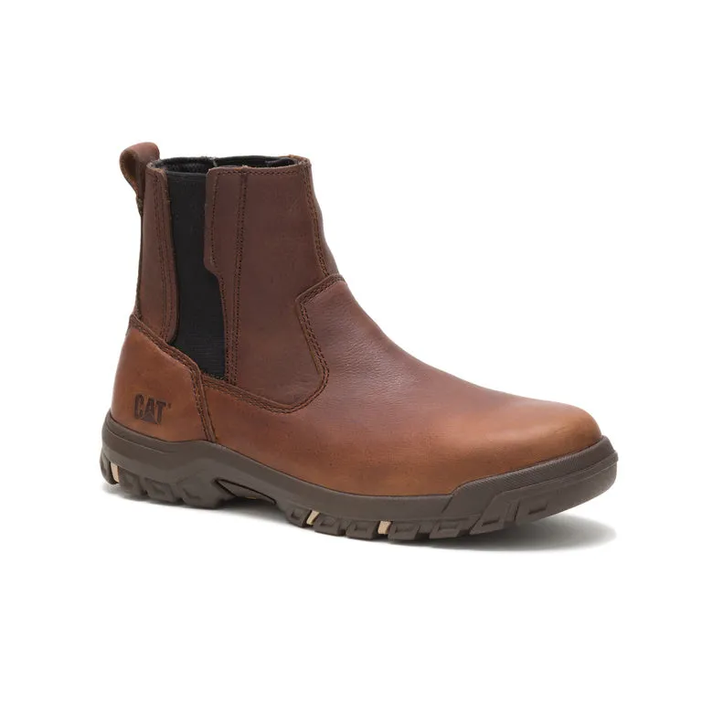 Women's Abbey Steel-Toe Chelsea Work Boot Brown